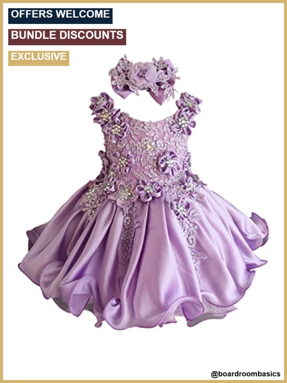 Girl Pageant Party Birthday Dress Beaded A-Line Floor Length Special Occasion